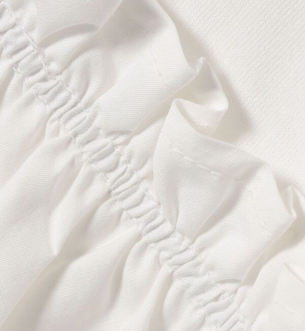 SHIPS Colors 「SHIPS Colors:〈手洗い可能〉ドッキング ペプラム ショートスリーブ トップス◇」|Tシャツ・カットソー|