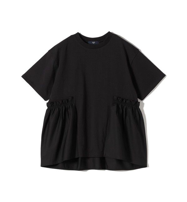 SHIPS Colors 「SHIPS Colors:〈手洗い可能〉ドッキング ペプラム ショートスリーブ トップス◇」|Tシャツ・カットソー|