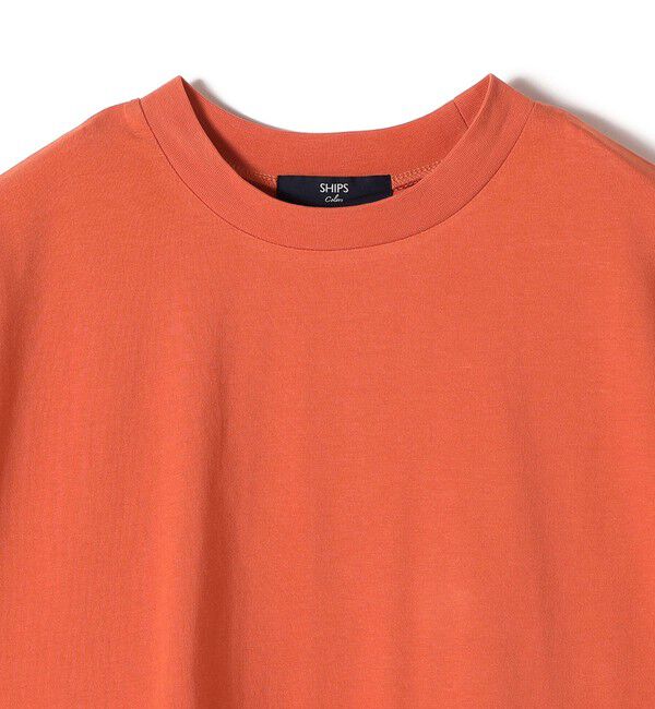 SHIPS Colors 「SHIPS Colors:〈手洗い可能〉ドッキング ペプラム ショートスリーブ トップス◇」|Tシャツ・カットソー|