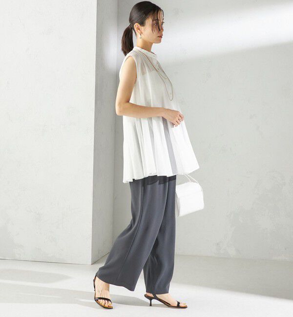 SHIPS for women「〈手洗い可能〉ボリューム フレア フレンチスリーブ ブラウス」|シャツ・ブラウス|