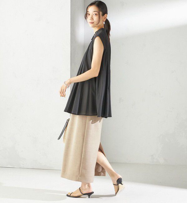 SHIPS for women「〈手洗い可能〉ボリューム フレア フレンチスリーブ ブラウス」|シャツ・ブラウス|