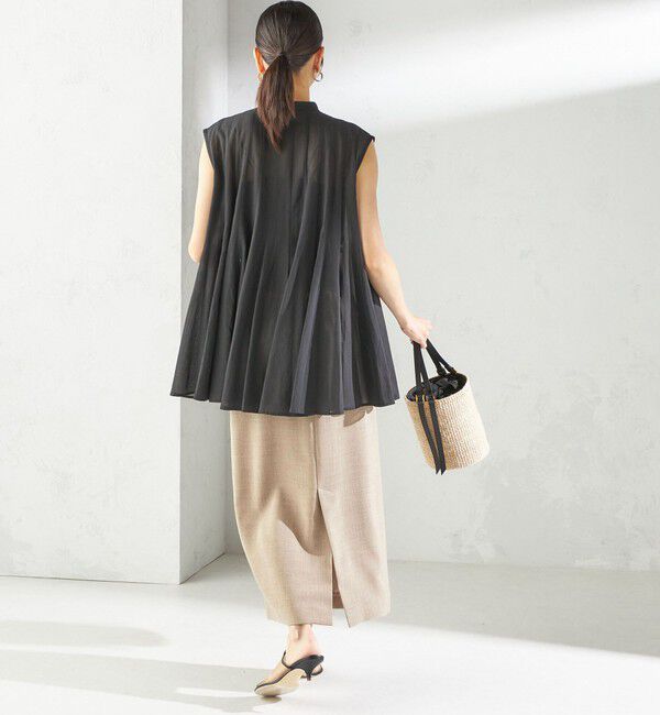 SHIPS for women「〈手洗い可能〉ボリューム フレア フレンチスリーブ ブラウス」|シャツ・ブラウス|