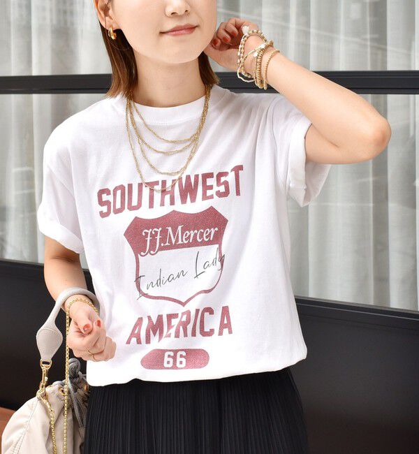 SHIPS for women「【SHIPS別注】J.J MERCER:プリント TEE」|Tシャツ・カットソー|ホワイト
