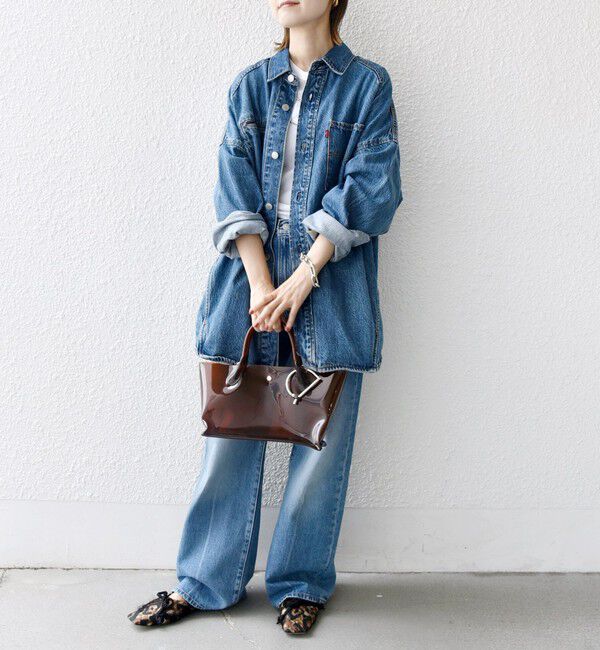 SHIPS for women「【WEB限定】ショルダー付き PVC トート バッグ」|トートバッグ|