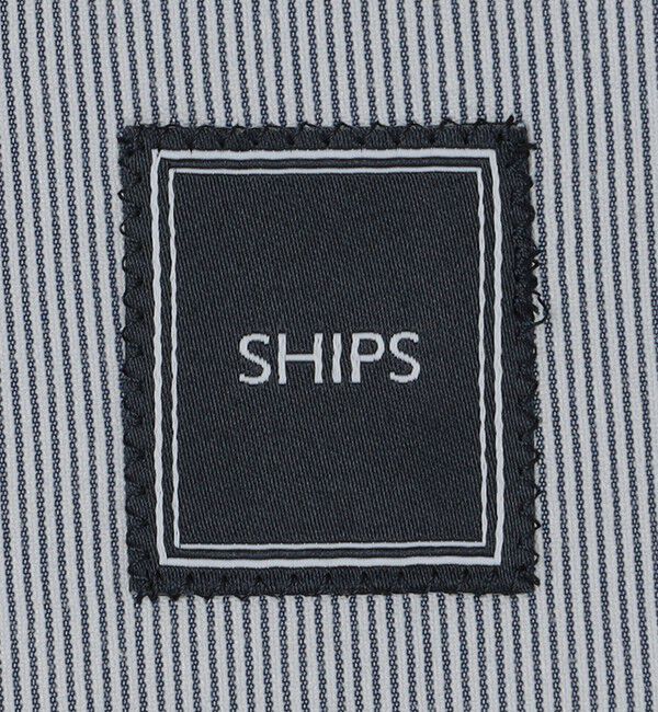 SHIPS「SHIPS:〈FUNCTION〉COOLMAX(R) シアサッカー シャツ ジャケット」|テーラードジャケット|