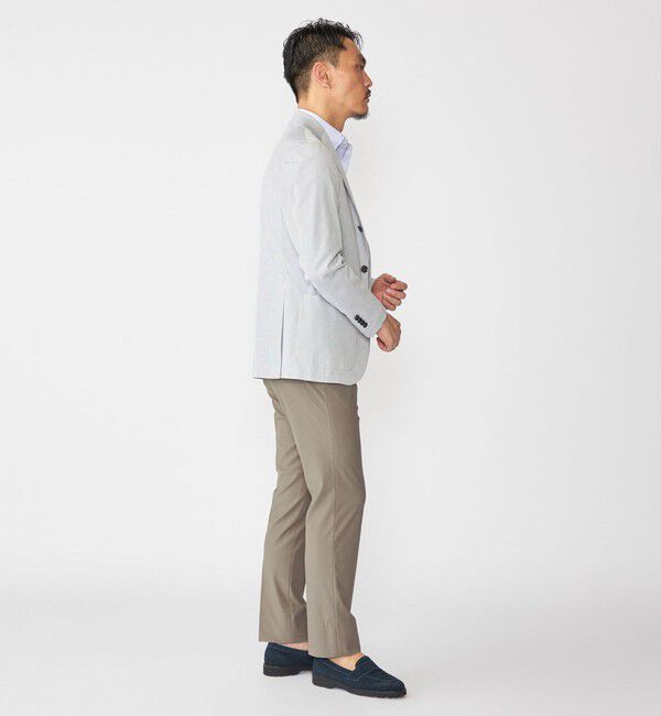 SHIPS「SHIPS:〈FUNCTION〉COOLMAX(R) シアサッカー シャツ ジャケット」|テーラードジャケット|