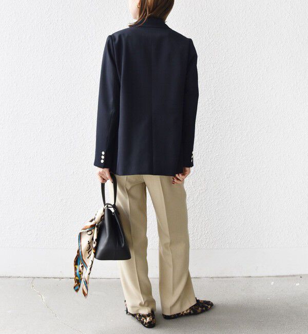 SHIPS for women「《一部追加予約》ウール ギャバジン ダブル ブレスト ジャケット」|テーラードジャケット|