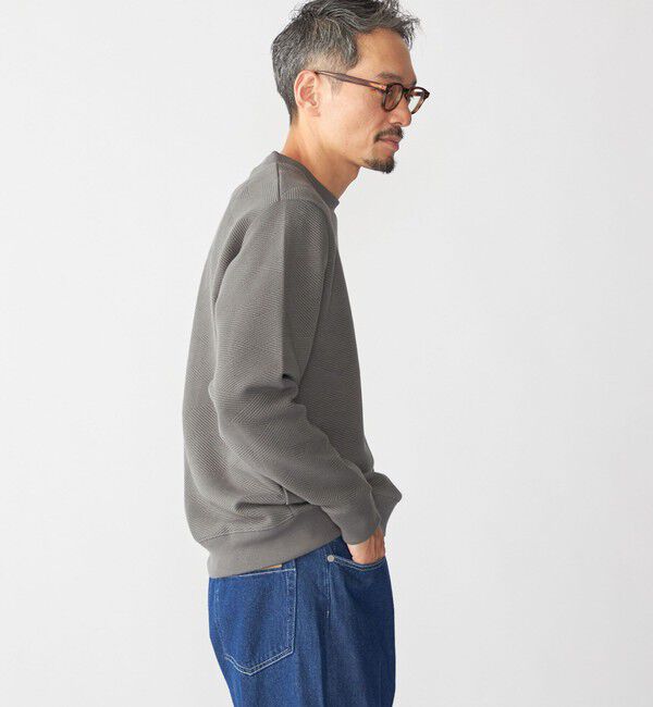 SHIPS「SHIPS: ジャカード ライト ロングスリーブ プルオーバー」|Tシャツ・カットソー|