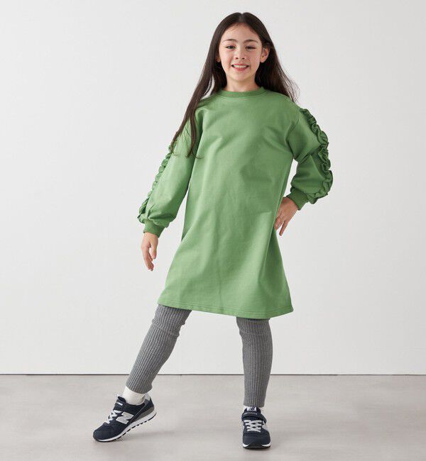 SHIPS any「SHIPS any:〈洗濯機可能〉デザイン フリル ワンピース <KIDS>」|ワンピース|