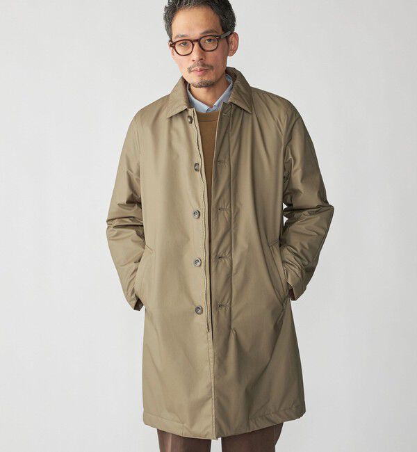 SHIPS「SHIPS: テクニカル カーコート」|ステンカラーコート|