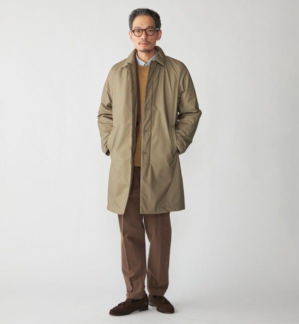 SHIPS「SHIPS: テクニカル カーコート」|ステンカラーコート|