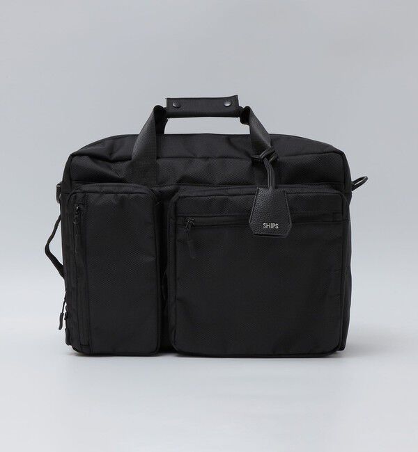 SHIPS「【WEB限定】SHIPS: 3WAY ビズ ワイド ブリーフ バッグ」|リュック|