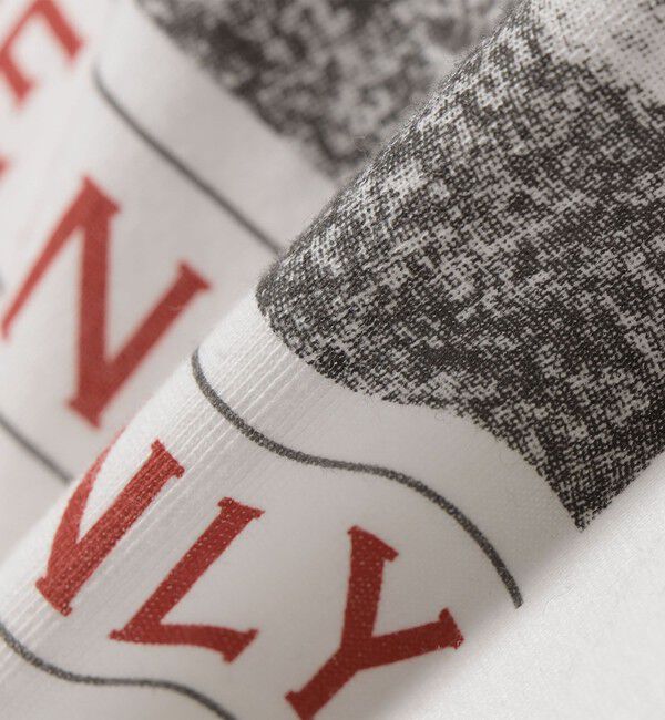 SHIPS for women「《予約》【SHIPS別注】Odub: フォト プリント クロップド ロングスリーブ TEE」|Tシャツ・カットソー|