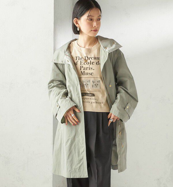 SHIPS for women「《予約》【SHIPS別注】Odub: フォト プリント クロップド ロングスリーブ TEE」|Tシャツ・カットソー|