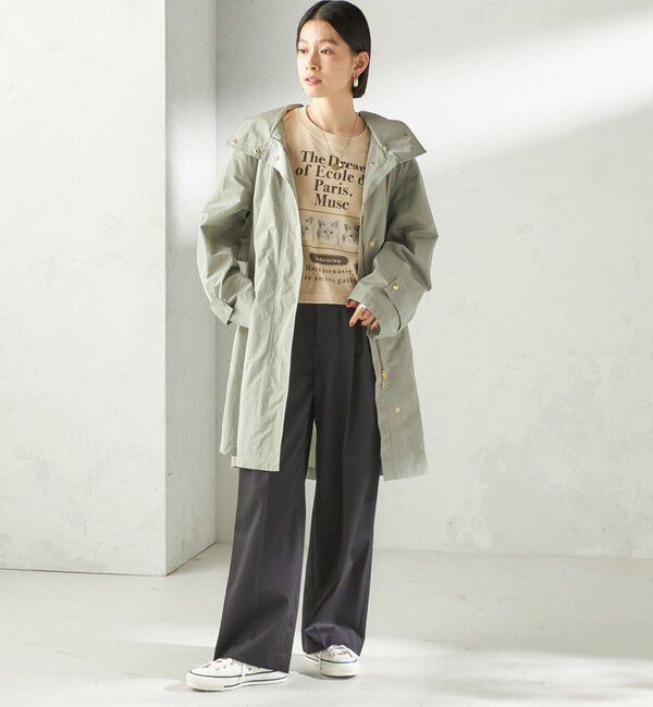 SHIPS for women「《予約》【SHIPS別注】Odub: フォト プリント クロップド ロングスリーブ TEE」|Tシャツ・カットソー|