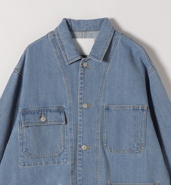 SHIPS any「《予約》SHIPS any:〈洗濯機可能〉ルーズ デニム トラッカー ジャケット［SHIPS any DENIM］」|デニムジャケット|