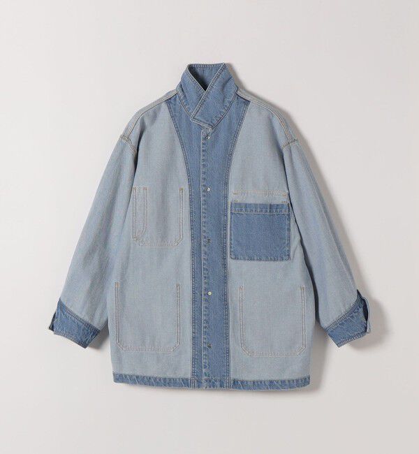 SHIPS any「《予約》SHIPS any:〈洗濯機可能〉ルーズ デニム トラッカー ジャケット［SHIPS any DENIM］」|デニムジャケット|