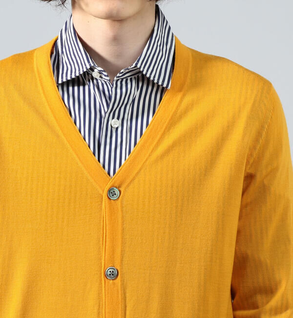 TOMORROWLAND MENS「スーパーファインメリノウール Vネックカーディガン」|ニット・セーター|