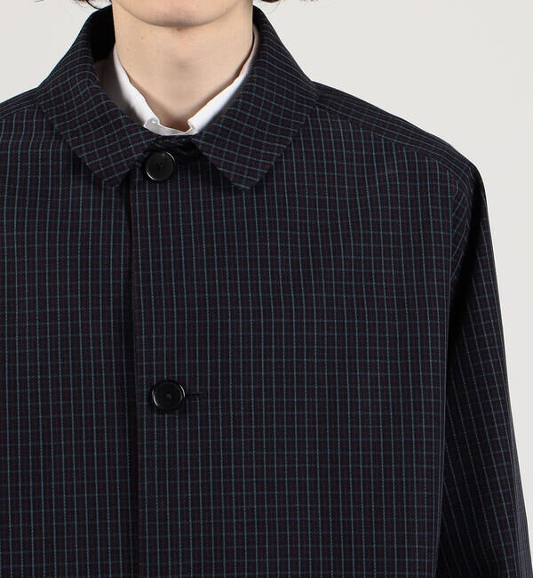 TOMORROWLAND MENS「シルクコットンボンディング タッターソール ステンカラーコート」|ステンカラーコート|