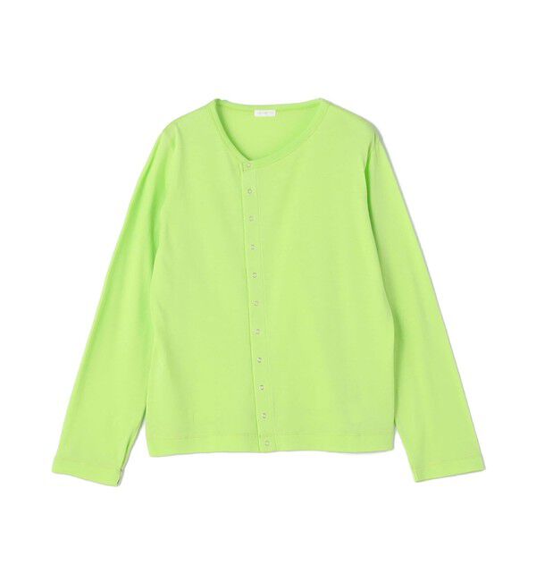 GALERIE VIE「パウダーコットン アシンメトリーカーディガン」|カーディガン|51 ライトグリーン