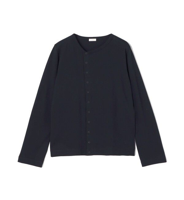 GALERIE VIE「パウダーコットン アシンメトリーカーディガン」|カーディガン|69 ネイビー