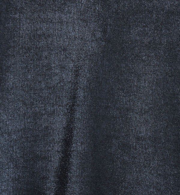 DES PRES「シルクホイルプリント クルーネックプルオーバー」|ニット・セーター|