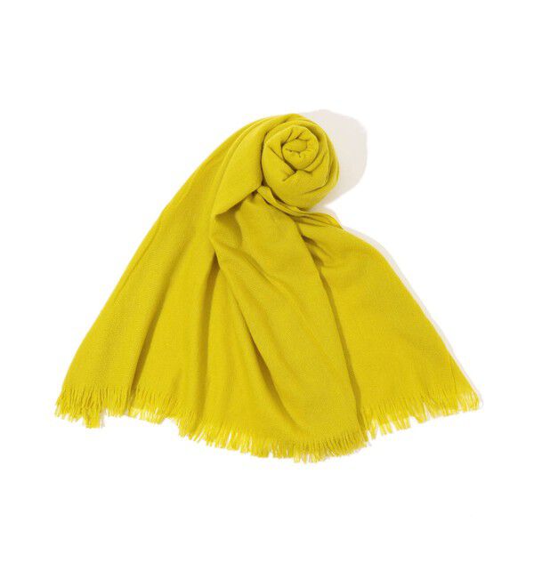 TOMORROWLAND GOODS「【別注】CARIAGGI&times;TOMORROWLAND カシミヤストール」|マフラー|23 イエロー