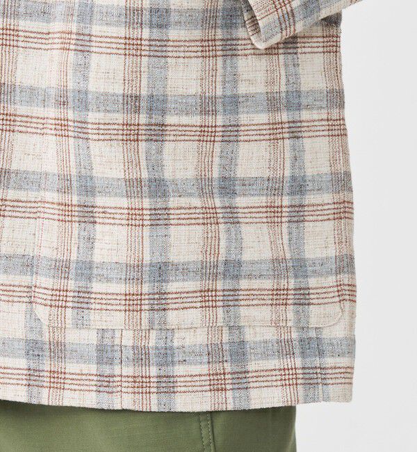 MACPHEE「ツイードチェック ノーカラージャケット」|ノーカラージャケット|