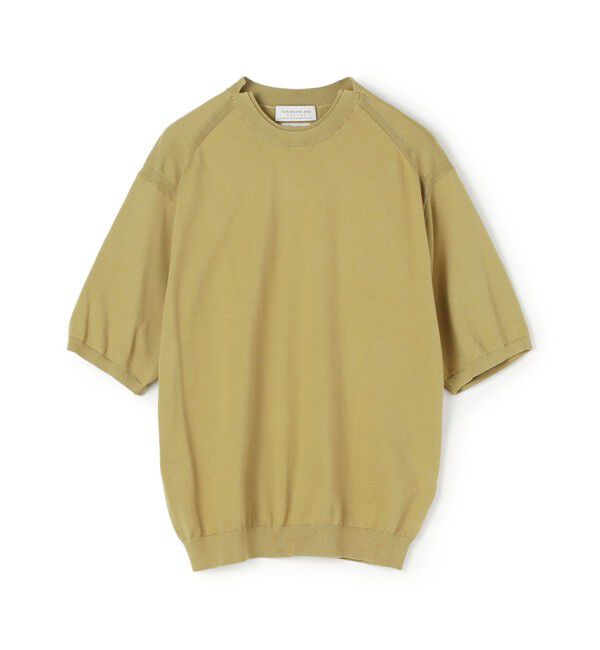 TOMORROWLAND MENS「スビンコットン クルーネックプルオーバー」|ニット・セーター|55 グリーン