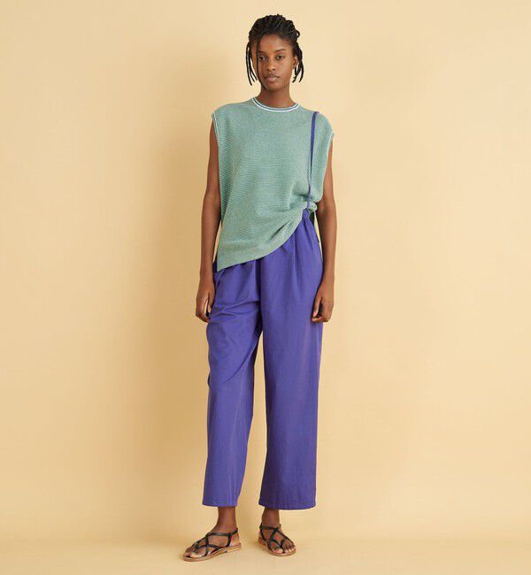 GALERIE VIE「コンパクトコットンツイル サスペンダー付きパンツ」|その他|