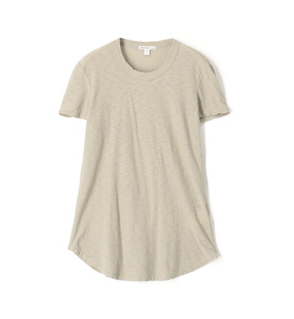 JAMES PERSE「スラブジャージー クルーネックTシャツ WUA3037」|Tシャツ・カットソー|43 ベージュ