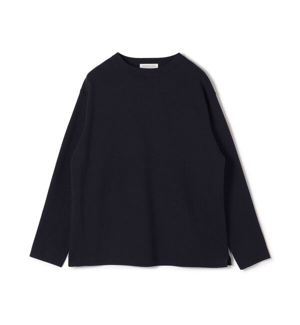 TOMORROWLAND MENS「TOMORROWLAND TRICOT スビンコットン ニットバスクシャツ」|ニット・セーター|69 ネイビー