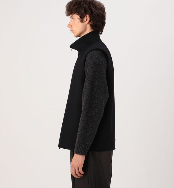 GALERIE VIE「ダブルフェイスジッパー ベスト」|ダウンベスト・ベスト|