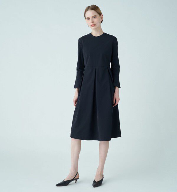 Ballsey「ストレッチタフタ ボックスタックワンピース」|ワンピース|