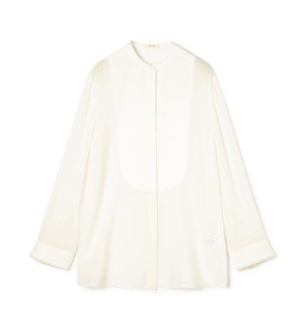 DES PRES「シルクシフォン ブザムブラウス」|シャツ・ブラウス|11 ホワイト