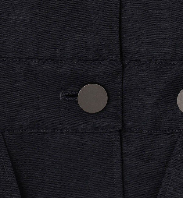 BACCA「リネンナイロンヴィンテージギャバジン ギャザードジャケット」|その他|