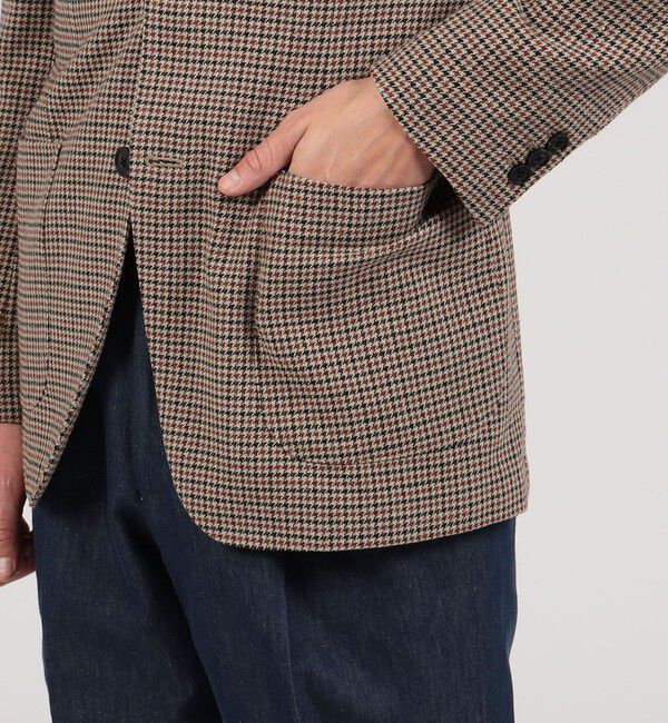 TOMORROWLAND MENS「ファンシーツイード シングルブレステッド2Bジャケット」|テーラードジャケット|