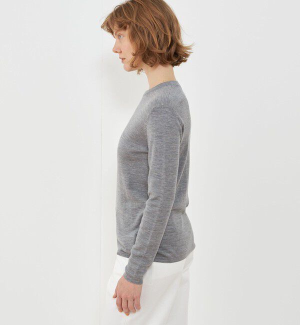 GALERIE VIE「ウールスムース クルーネックプルオーバー」|ニット・セーター|
