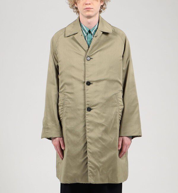 TOMORROWLAND MENS「コットンシルク ステンカラーコート」|ステンカラーコート|