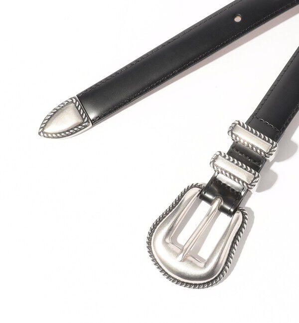 TOMORROWLAND GOODS「Maison Boinet カーフレザー ウエスタンベルト」|ベルト|