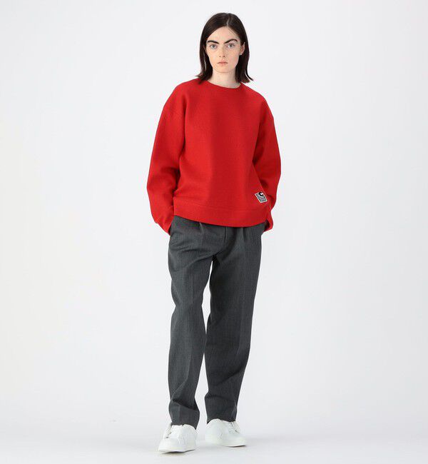 CABaN「CABaN ウールコットンダブルフェイス クルーネックプルオーバー」|スウェット・ジャージ|