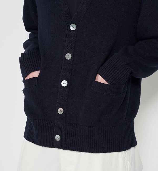 GALERIE VIE「リネンリリヤーン Vネックカーディガン」|カーディガン|