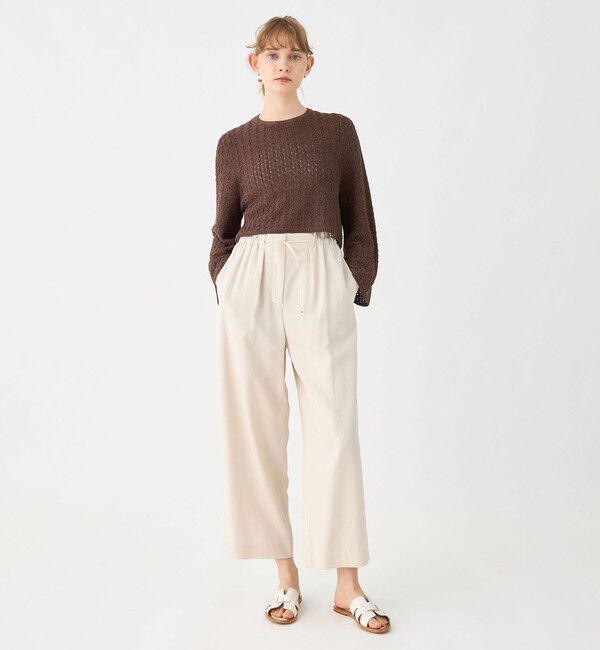 Ballsey「ヘンプシルクニット ショートプルオーバー」|ニット・セーター|