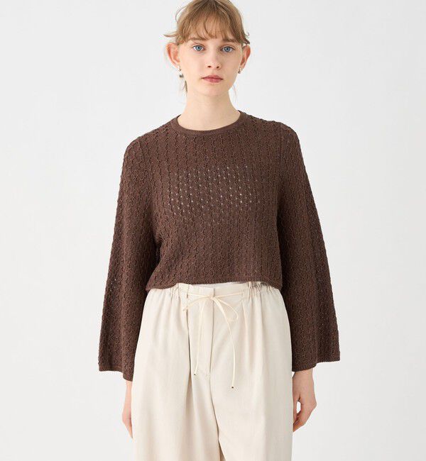 Ballsey「ヘンプシルクニット ショートプルオーバー」|ニット・セーター|