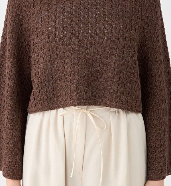 Ballsey「ヘンプシルクニット ショートプルオーバー」|ニット・セーター|