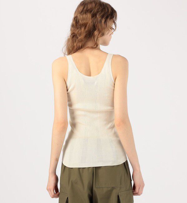 TOMORROWLAND BUYING WEAR「UNION LAUNCH WASHABLE SILK RIB TANK TOP タンクトップ」|タンクトップ|
