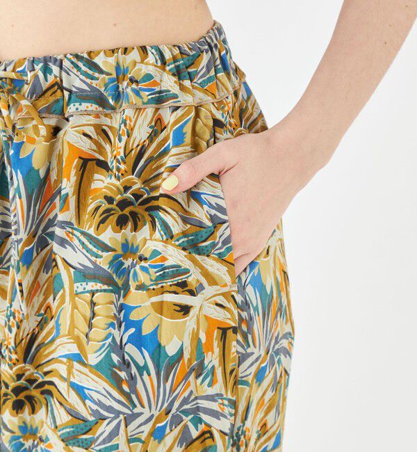 SOULEIADO「ジャングルプリント イージーストレートパンツ」|その他|