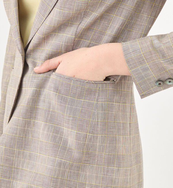 TOMORROWLAND collection「ウィンドブラウニー セミピークドラペルジャケット」|テーラードジャケット|