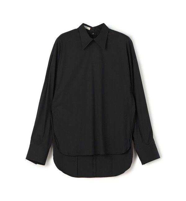 DES PRES「コットンストレッチポプリン ウィングカラーシャツ」|シャツ・ブラウス|19 ブラック