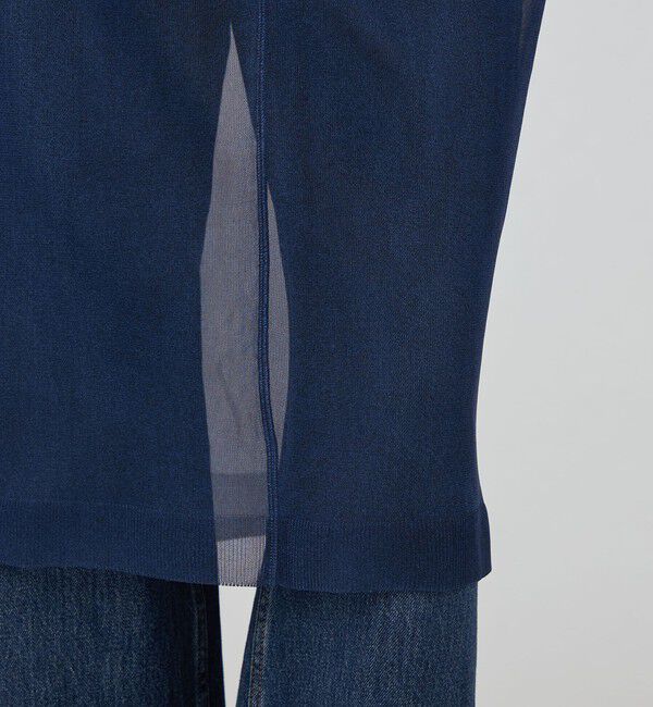 MACPHEE「ポリエステルシアー ミディスカート」|スカート|